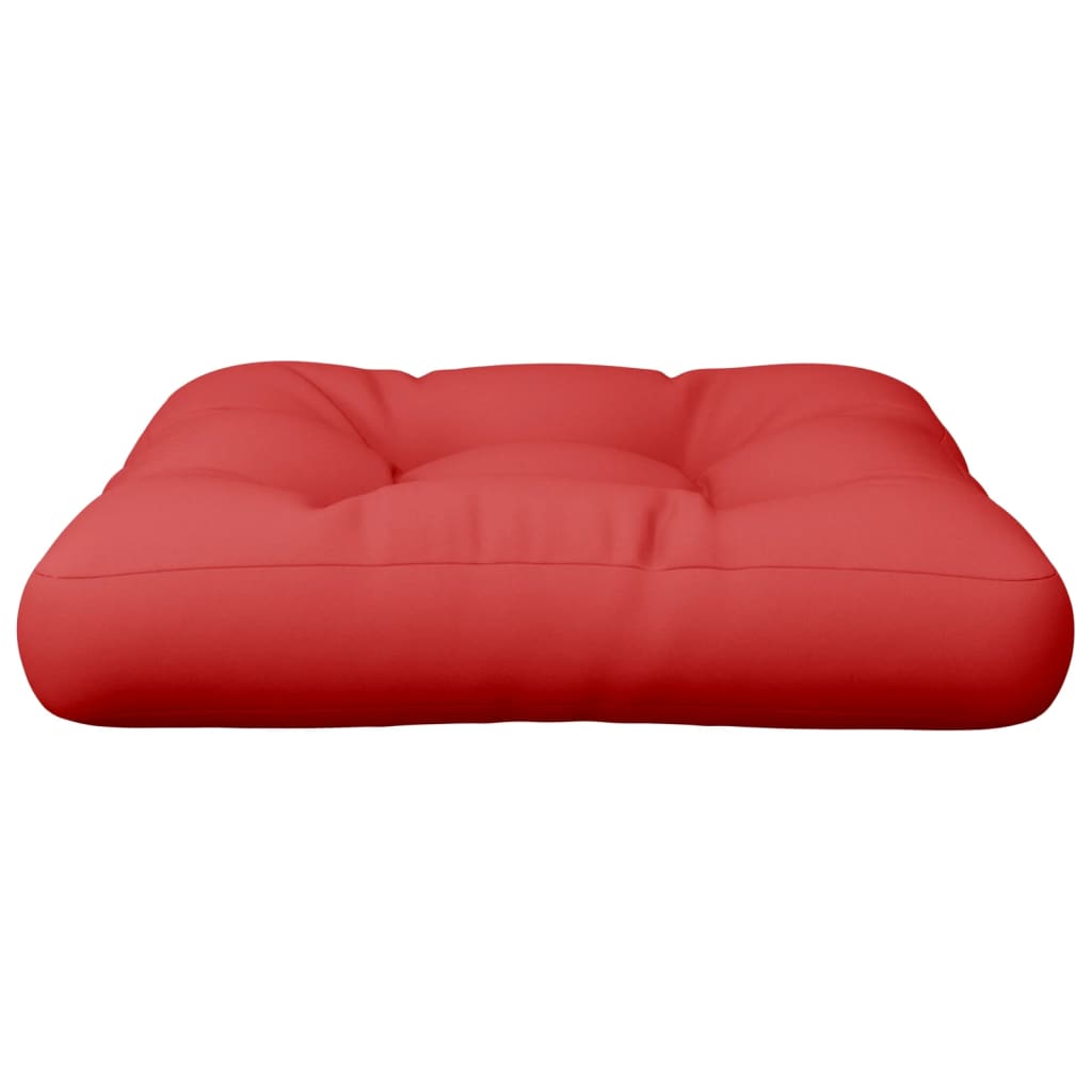 vidaXL Palletkussen 58x58x10 cm stof rood, foto 4