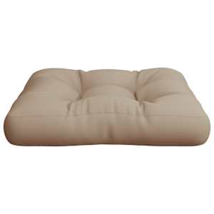 Poduška na palety taupe 58 x 58 x 10 cm textil - obrázek 4