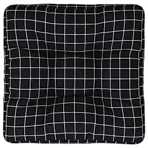 Poduška na palety černá kostkovaná 58 x 58 x 10 cm látka oxford - obrázek 6