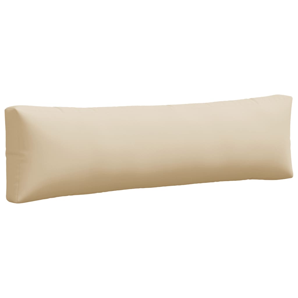 vidaXL Palletkussens 2 st stof beige, foto 4