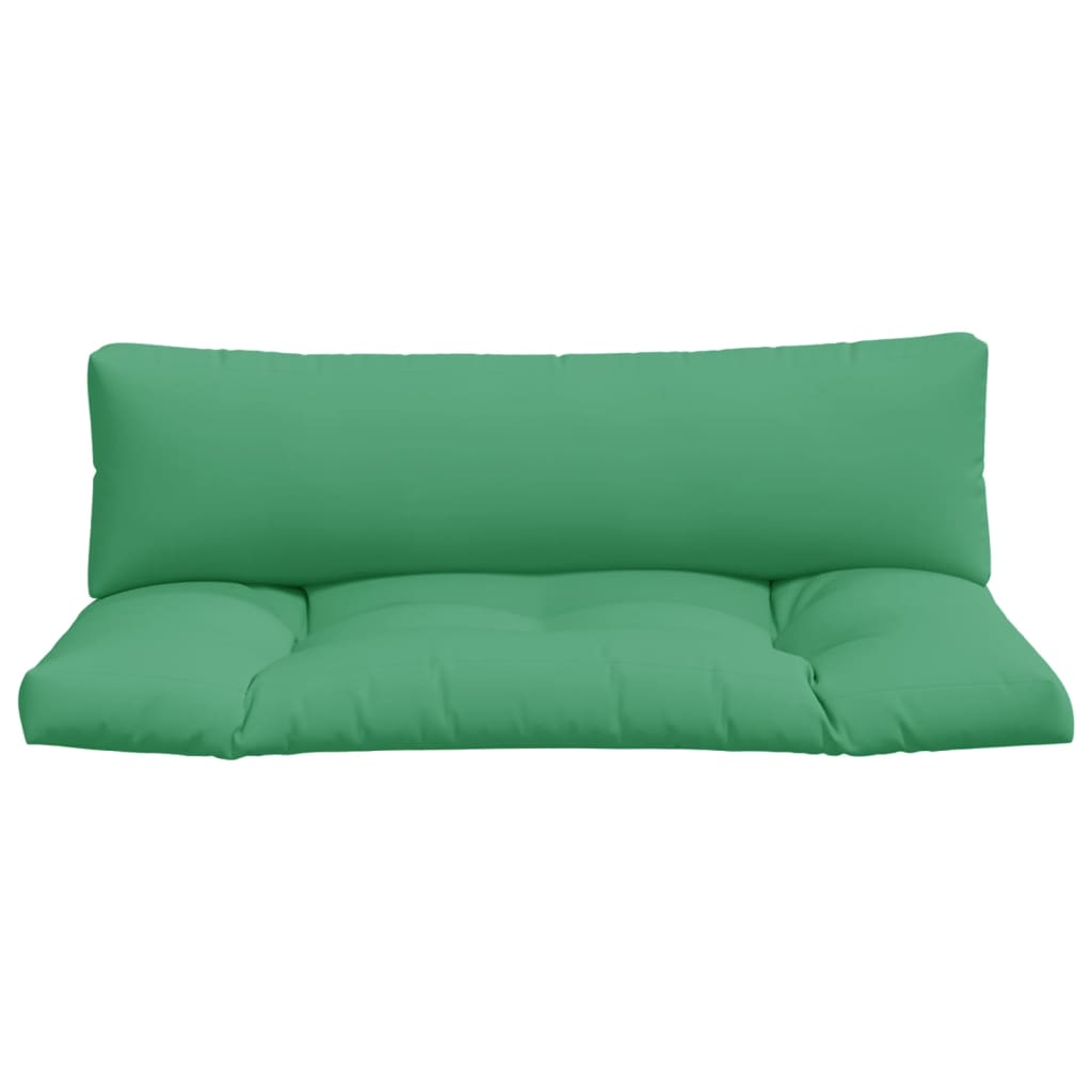 vidaXL Palletkussens 2 st stof groen, foto 2