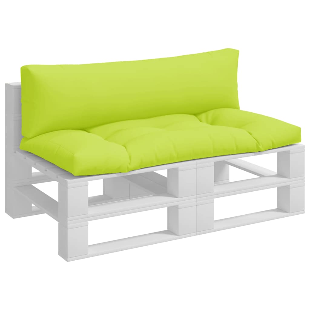 vidaXL Palletkussens 2 st stof felgroen afbeelding