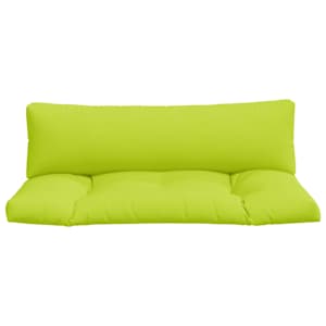 Podušky na palety 2 ks jasně zelené textil - obrázek 4