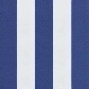 Podušky na židli 4 ks modré a bílé pruhy 40x40x4 cm textil - obrázek 8