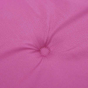 Podušky na zahradní židli 2 ks růžové 50x50x4 cm textil - obrázek 7