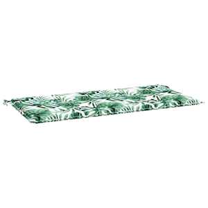 vidaXL Tooli Pad Oxfordi kangas Lehe muster 100 x 50 x 3 cm