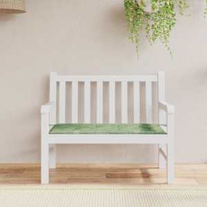Poduška na zahradní lavici vzor listů 100x50x4 cm látka oxford - obrázek 1