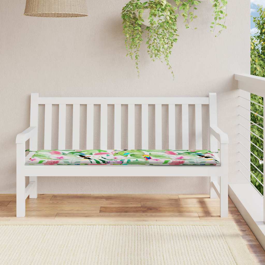 vidaXL Pernă de bancă de grădină multicolor 150x50x4 cm textil oxford