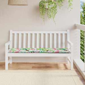 Poduška na zahradní lavici vícebarevná 150x50x3 cm látka oxford - obrázek 1