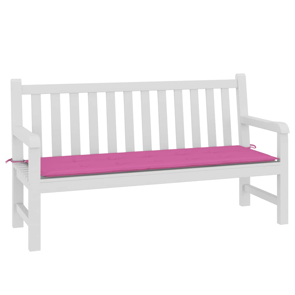 vidaXL Pernă de bancă de grădină, roz, 150x50x4 cm, textil oxford