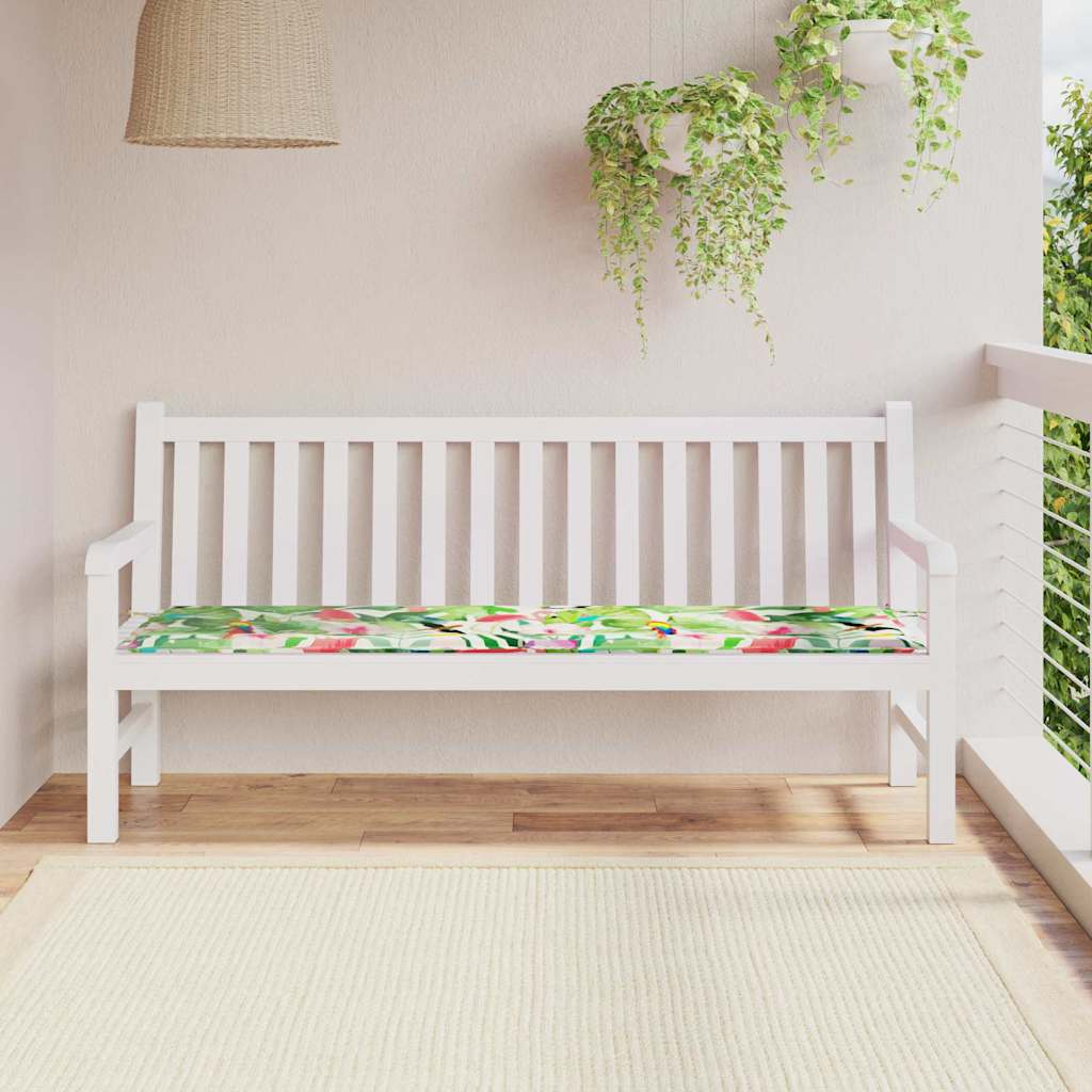 Havebænkpude Multi-Farvet 180x50x4 cm Oxfordstof