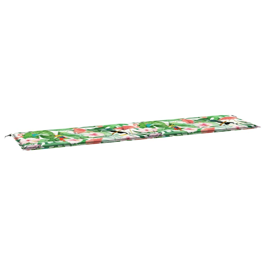 vidaXL Poduška na zahradní lavici vícebarevná 200x50x4 cm textil