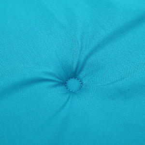 Poduška na zahradní lavici tyrkysová 200x50x3 cm textil - obrázek 5