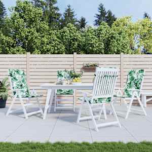 Blazine za stole 4 kosi vzorec listov blago