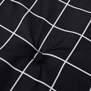 Podušky na židli s vysokým opěradlem 4 ks černé kárované textil - obrázek 7