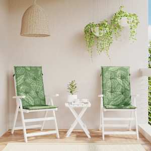 Blazine za stole 2 kosa vzorec listov blago