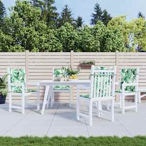 Blazine za stole 4 kosi vzorec listja blago