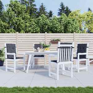 Blazine za stole 4 kosi črno karo blago