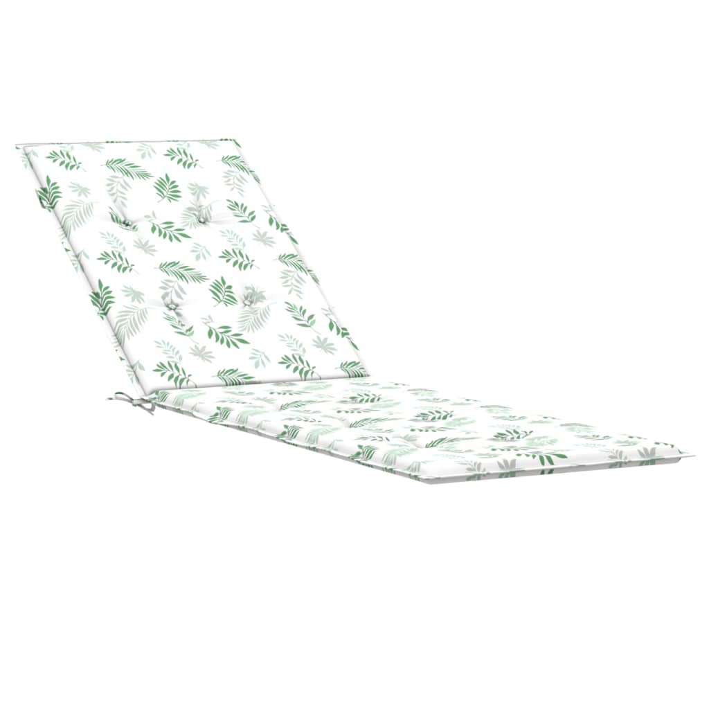 Pernă scaun de terasă, model frunze, textil Oxford