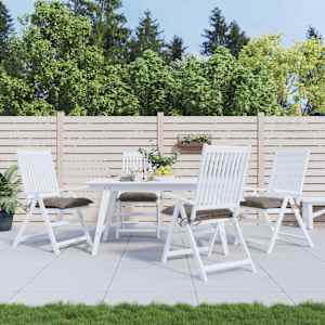 Blazine za stole 4 kosi taupe 40x40x7 cm oxford tkanina