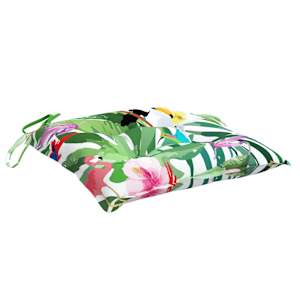 Podušky na židli 6 ks vícebarevné 40 x 40 x 7 cm textil - obrázek 5