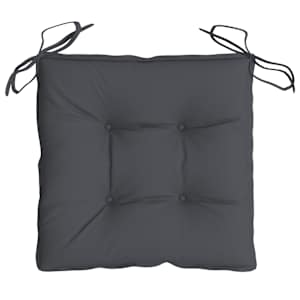 Podušky na židli 2 ks antracitové 50 x 50 x 7 cm látka oxford - obrázek 6