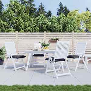 Blazine za stole 4 kosi antracitne 50x50x7 cm oxford tkanina