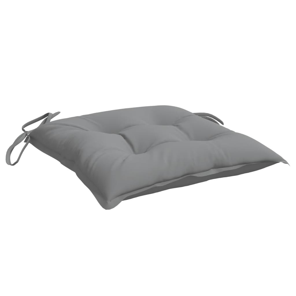 vidaXL Stoelkussens 4 st 50x50x7 cm oxford stof grijs, foto 4