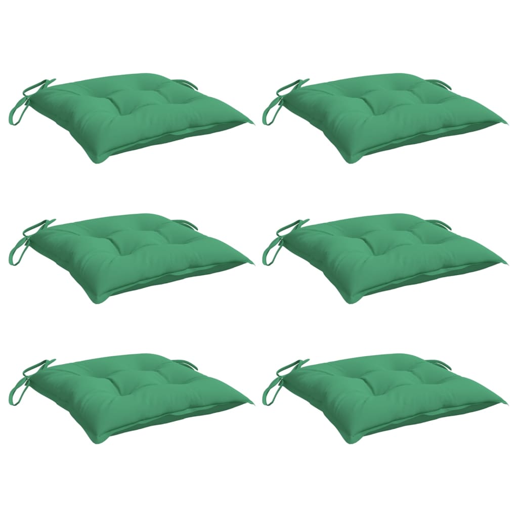 vidaXL Palletkussens 6 st 50x50x7 cm oxford stof groen, foto 2