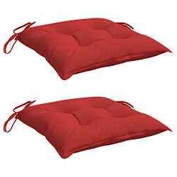 vidaXL Palletkussens 2 st 50x50x7 cm oxford stof rood