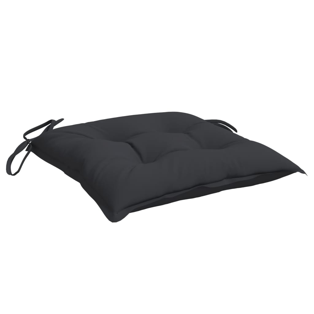 vidaXL Palletkussens 4 st 50x50x7 cm oxford stof zwart, foto 4