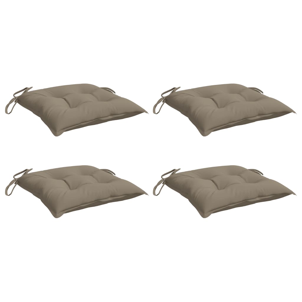 vidaXL Palletkussens 4 st 50x50x7 cm oxford stof taupe, foto 2