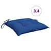 vidaXL istmepadjad euroalusele 4 tk, sinine, 50x50x7 cm, oxford kangas