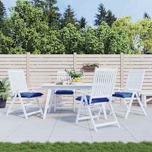 Blazine za palete 4 kosi modre 50x50x7 cm oxford tkanina