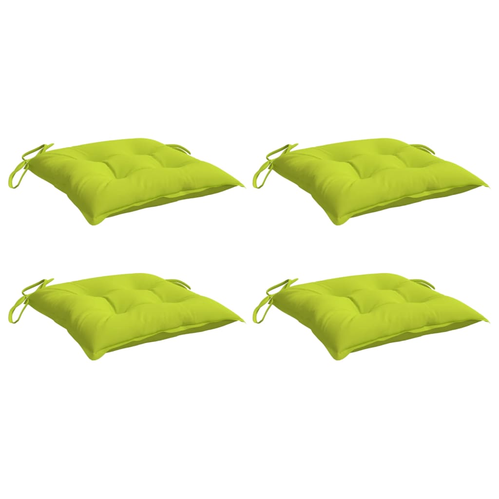 vidaXL Palletkussens 4 st 50x50x7 cm oxford stof felgroen groen, foto 2
