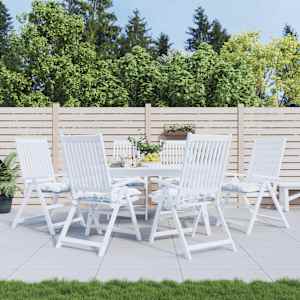 Blazina za stol 6 kosov vzorec listov 50x50x7 cm oxford tkanina