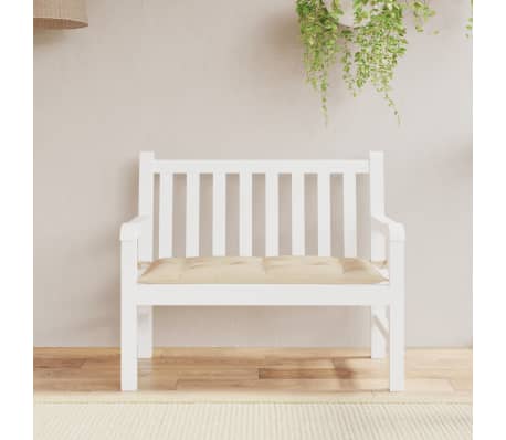 vidaXL Gartenbank-Auflage Beige 100x50x7 cm Oxford-Gewebe