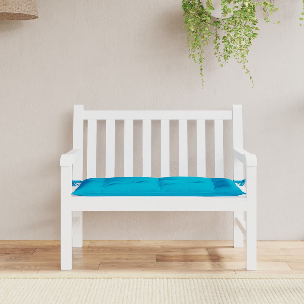 vidaXL Tuinbankkussen 100x50x7 cm oxford stof lichtblauw afbeelding