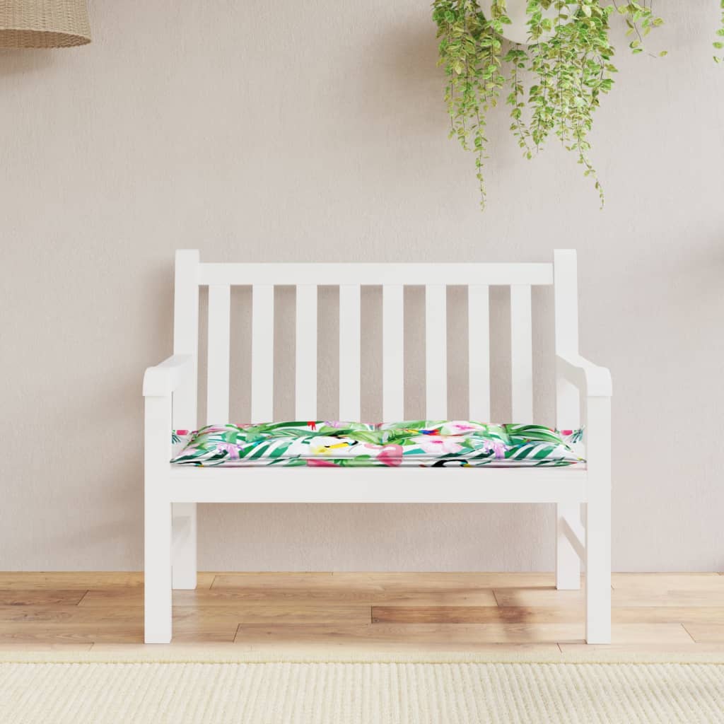 vida XL Gartenbank-Auflage Mehrfarbig 100x 50x 7 cm Oxford-Gewebe