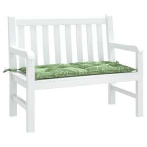 vidaXL Pernă pentru bancă, model frunze, 100x50x7 cm, textil oxford