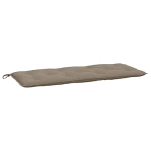 Poduška na zahradní lavici taupe 120x50x7 cm oxfordská látka - obrázek 2