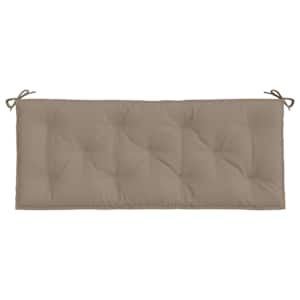Poduška na zahradní lavici taupe 120x50x7 cm oxfordská látka - obrázek 4