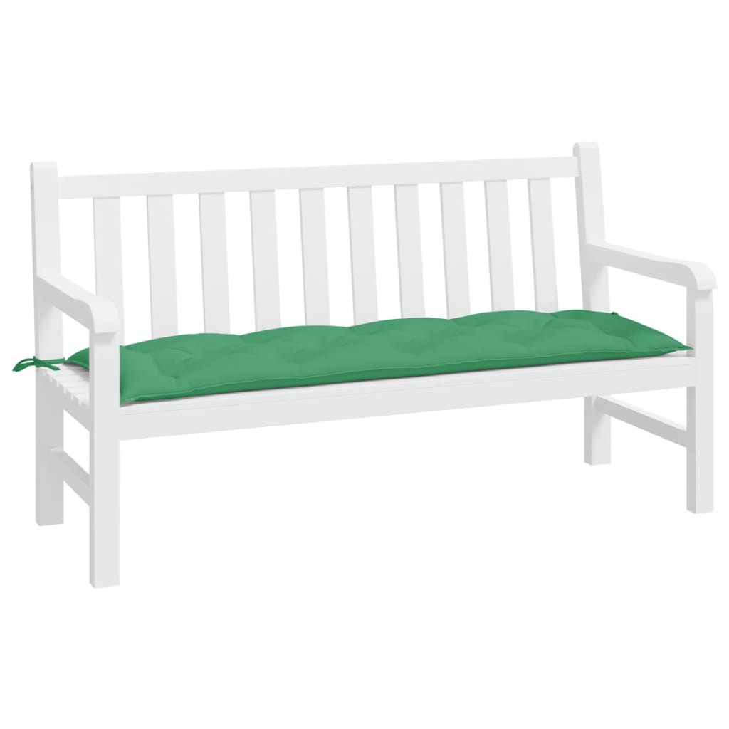 vidaXL Tuinbankkussen 150x50x7 cm oxford stof groen afbeelding