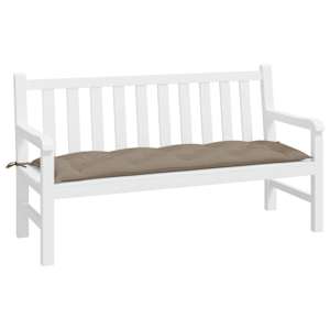 Poduška na zahradní lavici taupe 150x50x7 cm oxfordská látka - obrázek 3