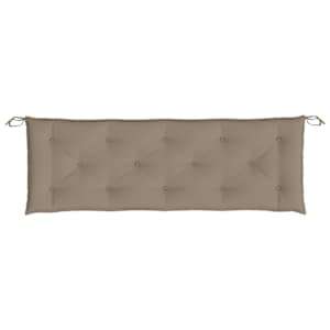 Poduška na zahradní lavici taupe 150x50x7 cm oxfordská látka - obrázek 4