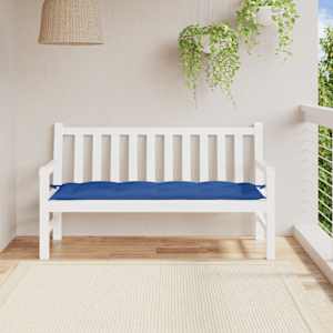 Poduška na zahradní lavici královsky modrá 150x50x7 cm oxford - obrázek 1
