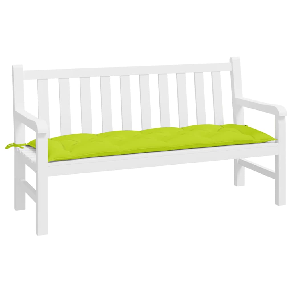 vidaXL Tuinbankkussen 150x50x7 cm oxford stof heldergroen afbeelding