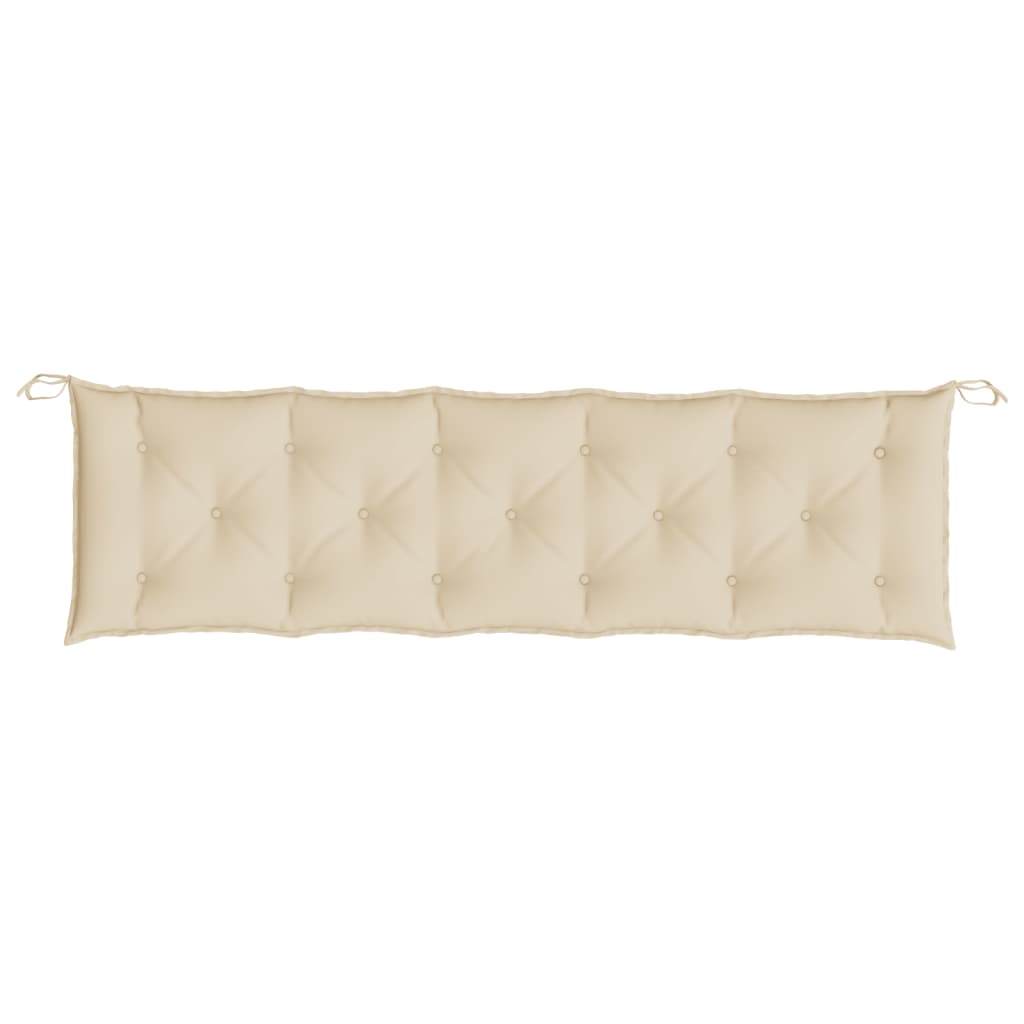 vidaXL Tuinbankkussen 180x50x7 cm oxford stof beige, foto 2