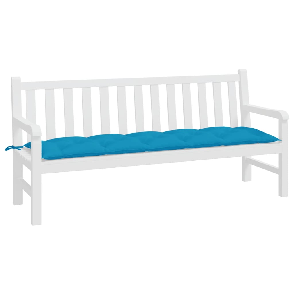 vidaXL Tuinbankkussen 180x50x7 cm oxford stof lichtblauw afbeelding