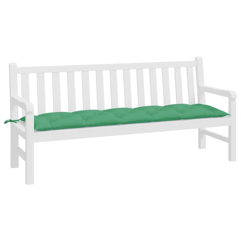 vidaXL Tuinbankkussen 180x50x7 cm oxford stof groen afbeelding
